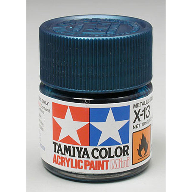 TAM81513, Acrylic Mini X13, Metallic Blue (10 ml)