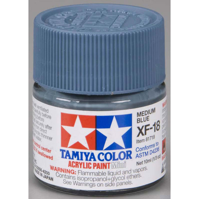TAM81718,Acrylic Mini XF18, Medium Blue (10 ml)