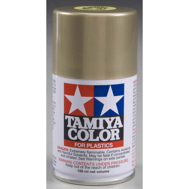 TAM85084, Tamiya TS-84 Metallic Gold Lacquer Spray Paint (100ml)