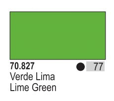 VLJ-827, 17ml Bottle Lime Green Model Color