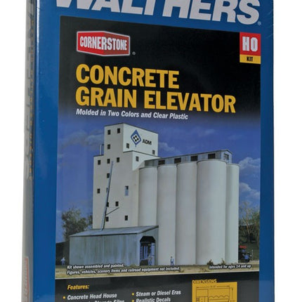 ADM Grain Elevator Kit HO Scale