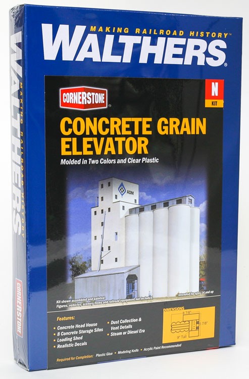 ADM Grain Elevator Kit N Scale