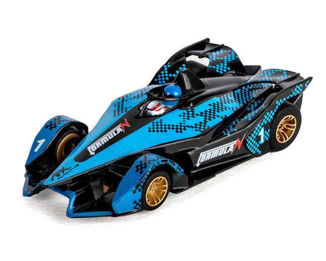 AFX22039, AFX Formula N 1/64 Scale Slot Car (Blue/Black) (LWB) (Mega G+)