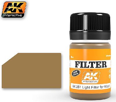 AKI-261, Light Filter for Wood Enamel Paint 35ml Bottle