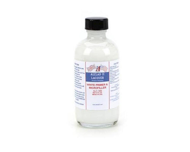 ALCLAD II, ALC-306, 4oz. Bottle White Primer & Microfiller