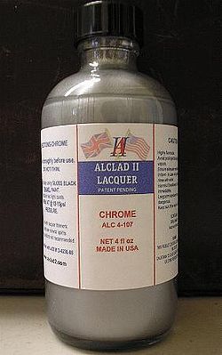 ALCLAD II, ALC-4107, 4oz. Bottle Chrome Lacquer