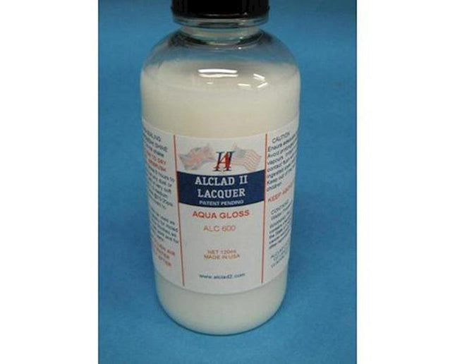 ALCLAD II, ALC-600, 4oz. Bottle Aqua Acrylic Gloss Varnish