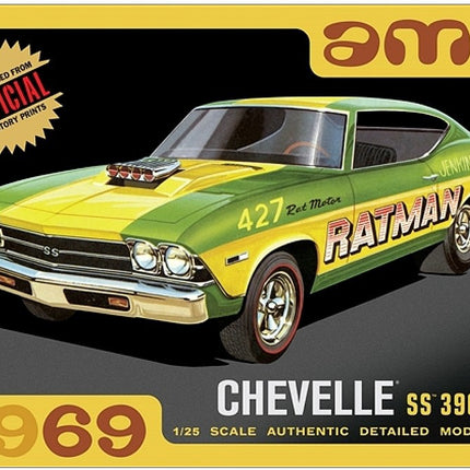 AMT1138, 1/25 1969 Chevy Chevelle Hardtop
