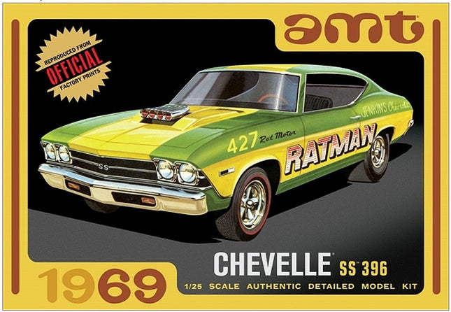 AMT1138, 1/25 1969 Chevy Chevelle Hardtop