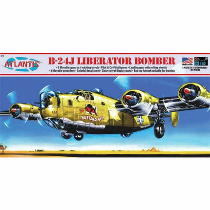AANH218, B-24J Liberator Bomber Buffalo Bill Model Kit 1/92