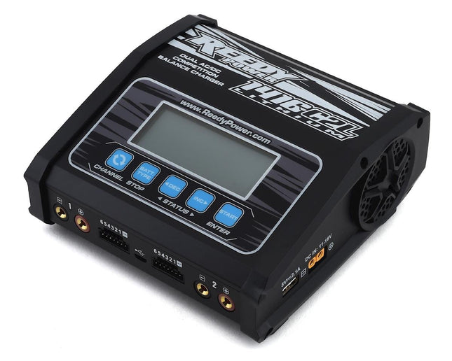 ASC27203, Reedy 1416-C2L Dual AC/DC Competition LiPo/NiMH Battery Charger (6S/14A/130Wx2)