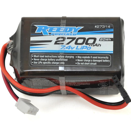 ASC27314, Reedy 2S Hump LiPo Receiver Battery Pack (7.4V/2700mAh)