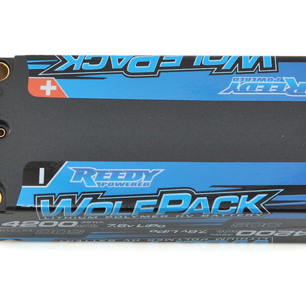 ASC27318, Reedy WolfPack HV 2S Hard Case LiPo 50C Shorty Battery Pack (7.6V/4200mAh)