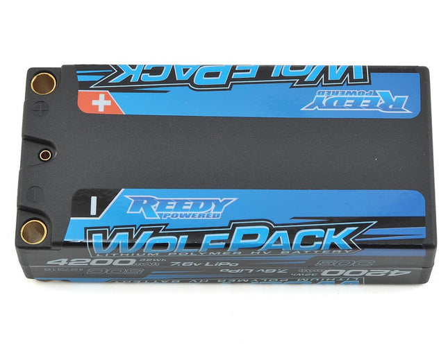 ASC27318, Reedy WolfPack HV 2S Hard Case LiPo 50C Shorty Battery Pack (7.6V/4200mAh)
