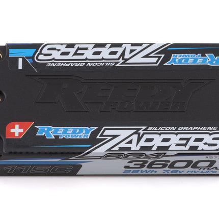 ASC27366, Reedy Zappers HV SG4 2S Low Profile Shorty 115C LiPo Battery (7.6V/3600mAh)