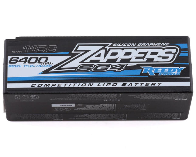 ASC27369, Reedy Zappers HV SG4 4S 115C LiPo Battery (15.2V/6400mAh)