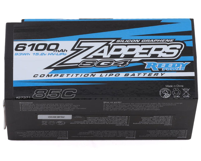 ASC27371, Reedy Zappers HV SG4 4S Shorty 85C LiPo Battery (15.2V/6100mAh)