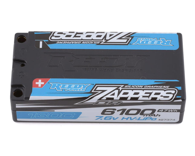 ASC27374, Reedy Zappers DR Shorty 2S LiPo 130C Drag Race Battery (7.6V/6100mAh)