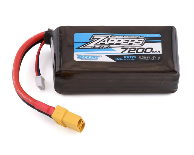 ASC27376, Reedy Zappers DR Shorty 2S LiPo 130C Drag Race Battery (7.6V/7200mAh)