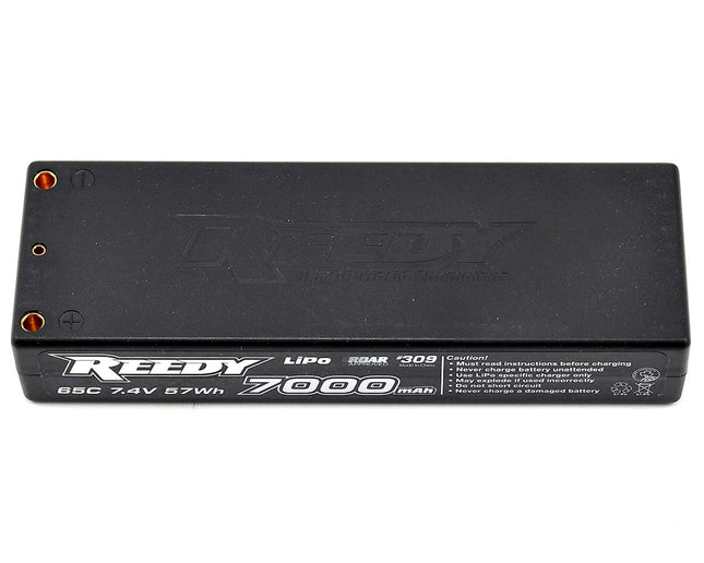 ASC309, Reedy 2S Hard Case LiPo Battery Pack 65C w/4mm Bullets (7.4V/7000mAh)