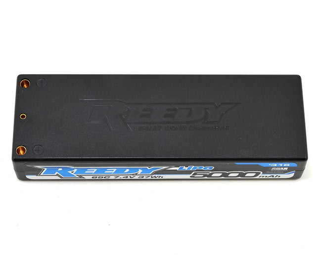 ASC316, Reedy 2S Hard Case LiPo Battery Pack 65C w/4mm Bullets (7.4V/5000mAh)