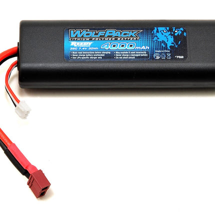 ASC752, Reedy WolfPack 2S Hard Case 35C LiPo Battery Pack (7.4V/4000mAh)