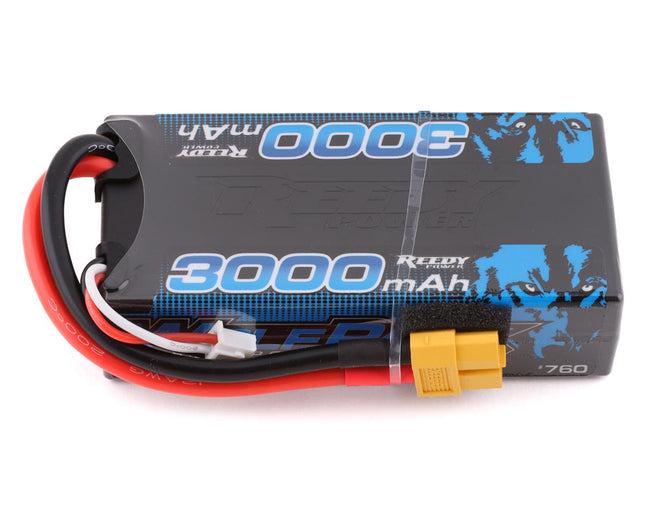 ASC760, Reedy WolfPack 2S Hard Case Shorty 30C LiPo Battery (7.4V/3000mAh)