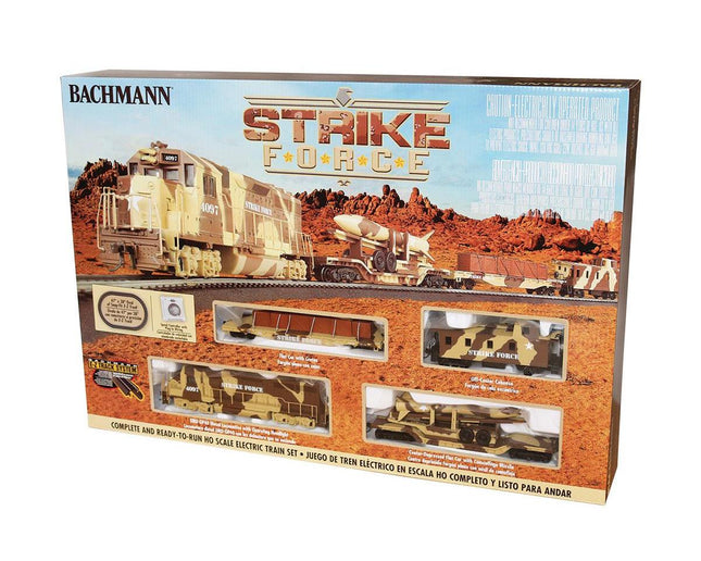 BAC00752, Bachmann Strike Force Train Set (HO Scale)