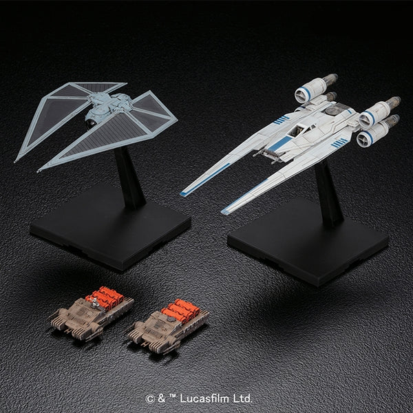 BAN212184, U-Wing Fighter & Tie Striker 1/144 Model Kit, from Rogue One