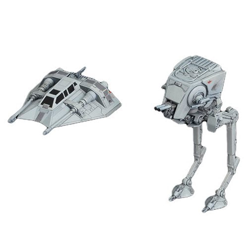 BAN215632, AT-ST & Snowspeeder Vehicles Line, 1/144 Model Kit, Star Wars Character