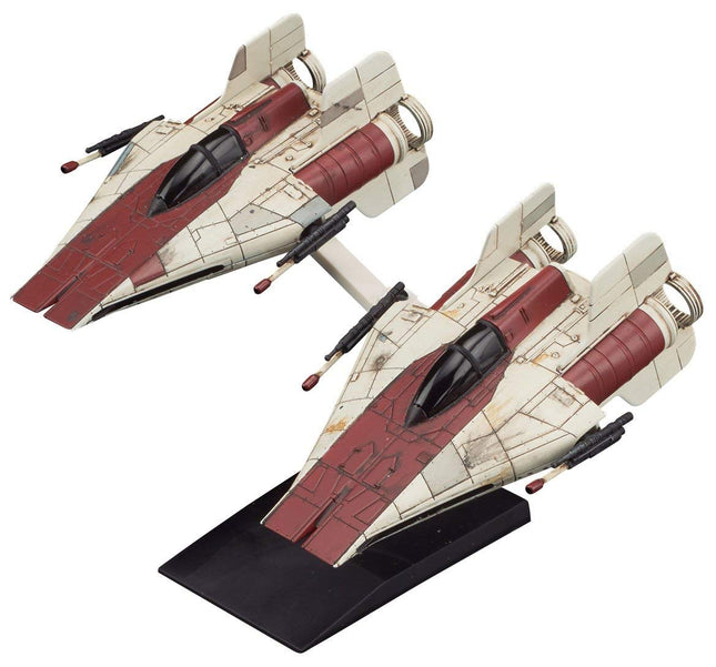 BAN217623, 010 A-Wing Star Fighter 2 Pack 1:144 Vehicle Model Kit, from Star Wars
