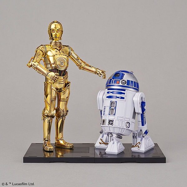 BAN223297, 1/12 C-3PO & R2-D2 Model Kit, from Star Wars Character Line