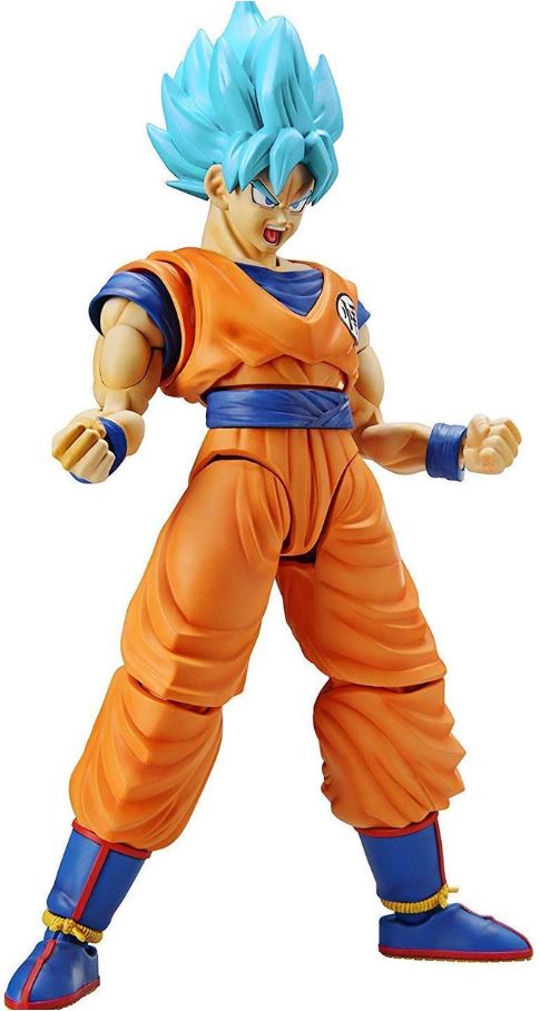 BAN2503080, Super Saiyan God Super Saiyan Son Goku (New Pkg Ver) Dragon Ball Super, Bandai Figure-Rise Standar