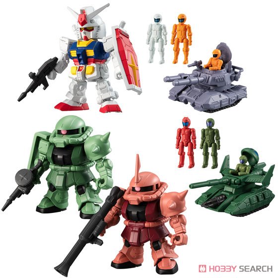 BAN33837, Mobile Suit Gundam Micro Wars Model Kit, from Mobile Suit Gundam (Box of 10pcs)