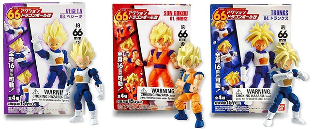 BAN91221, Action 66Dragon Ball Kai Vol. 1 Plastic Model Kit, from Dragon Ball Z (Box of 10pcs)