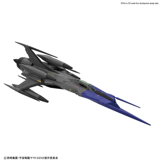 BAS5057067, Type 0 Model 52 Autonomous Space Fighter Black Bird 1/72 Model Kit, from Yamato 2202