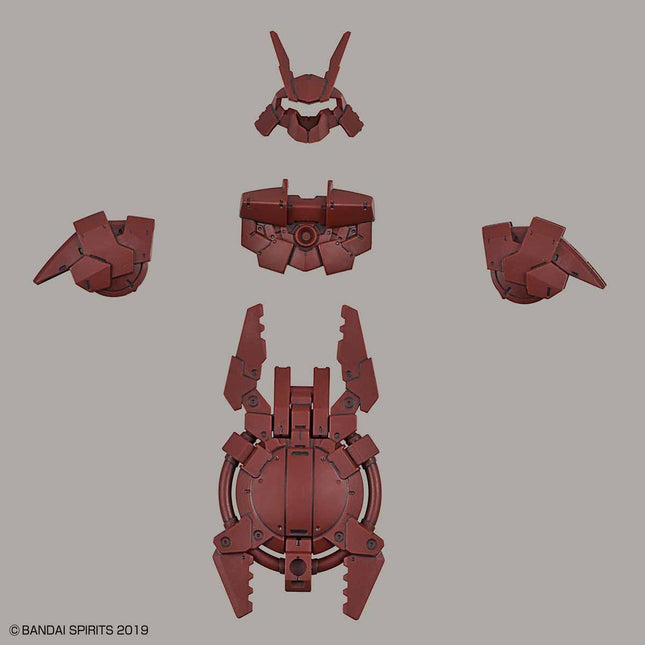 BAS5057797, 30mm 1/144 Close Quarters Combat Option Armor for Portanova, Dark Red