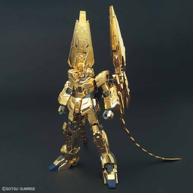 BAS5058087, HGUC Unicorn Gundam 03 Phenex 1/144 Model Kit, Unicorn Mode/Narrative Ver. Gold Coating