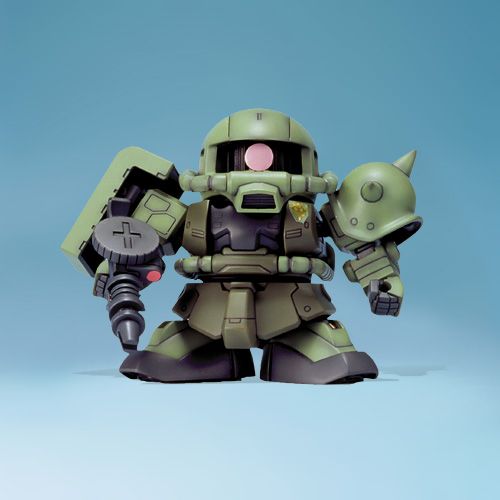 BAS5058273, BB218 MS-06F Zaku II SD Action Figure