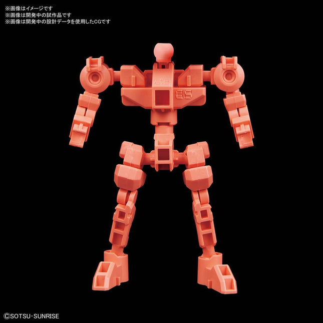 BAS5058863, #06 Cross Silhouette Frame Red SDCS Model Kit, from Mobile Suit Gundam