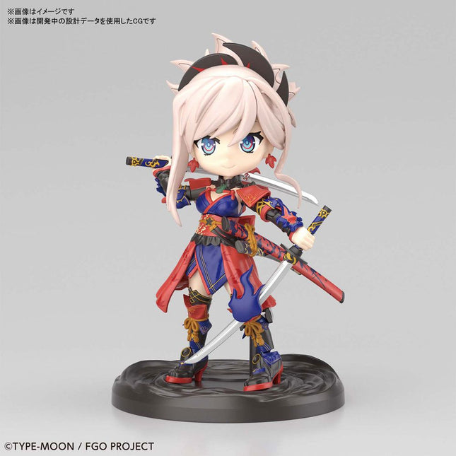 BAS5059010, #05 Saber Miyamoto Musashi Petitrits Model Kit, from Fate/Series