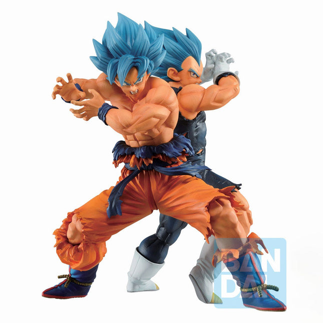 BAS60182, Son Goku & Vegeta (Vs Omnibus Super) Dragon Ball Super, Bandai Ichibansho Figure