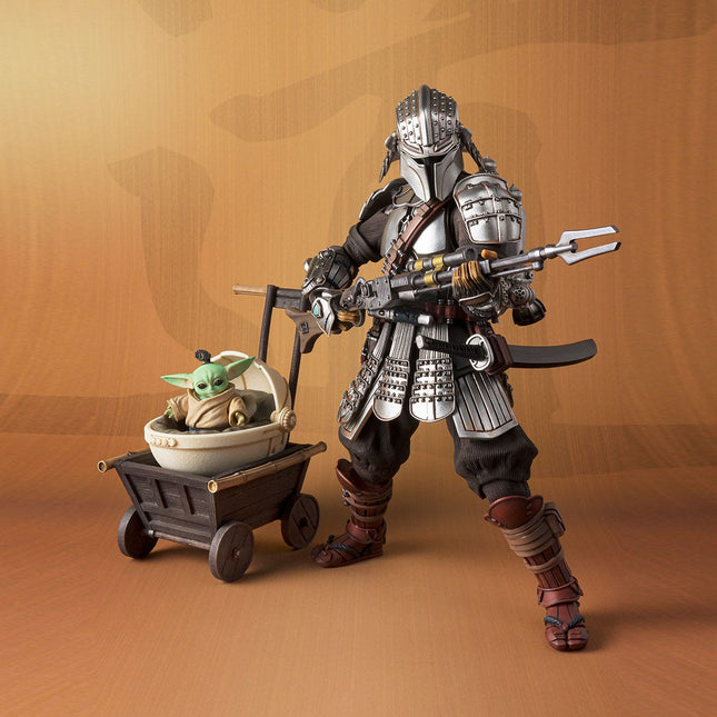 BAS62093, RONIN MANDALORIAN & GROGU BESKAR ARMOR THE MANDALORIAN , Bandai Spirits MEISHO MOVIE REALIZATION