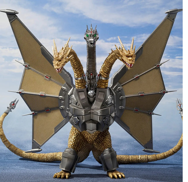 BAS64050, MECHA GHIDORAH  Shinjuku Decisive Battle Special Set Godzilla vs. King Ghidorah, S.H. MonsterArts