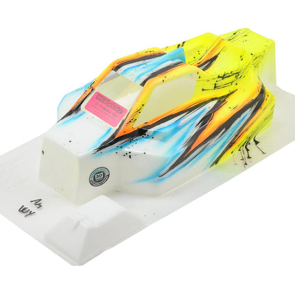 BDYFRC-LR4.0WAVY, Bittydesign "Force" TLR 8ight 4.0 1/8 Pre-Painted Buggy Body (Wave/Yellow)