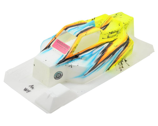 BDYFRC-LR4.0WAVY, Bittydesign "Force" TLR 8ight 4.0 1/8 Pre-Painted Buggy Body (Wave/Yellow)