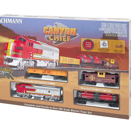 Bachmann Trains - 160-740 Canyon Chief Train Set -- Atchison, Topeka & Santa Fe