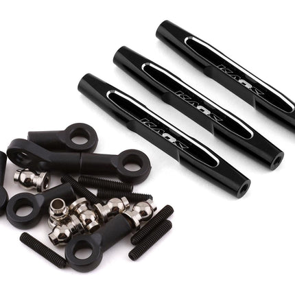 CEGCKD0375, CEN F450 57mm Aluminum Panhard Bar & Steering Tie Rod (Black) (3)