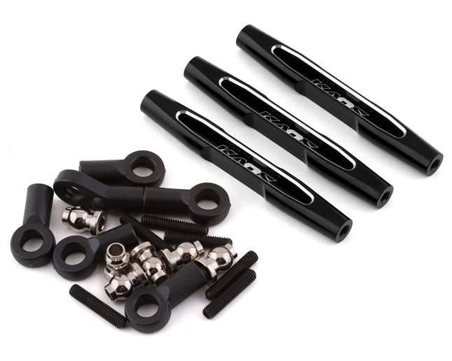 CEGCKD0375, CEN F450 57mm Aluminum Panhard Bar & Steering Tie Rod (Black) (3)