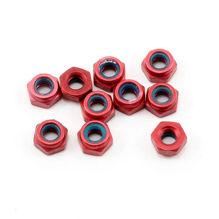 CLN1412, CRC 4-40 Aluminum Locknut (Red) (10)